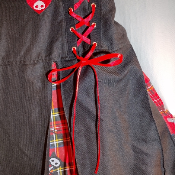 Skelanimals Plaid Pleated Skirt Size 2x fr Hot Topic - Picture 6 of 13